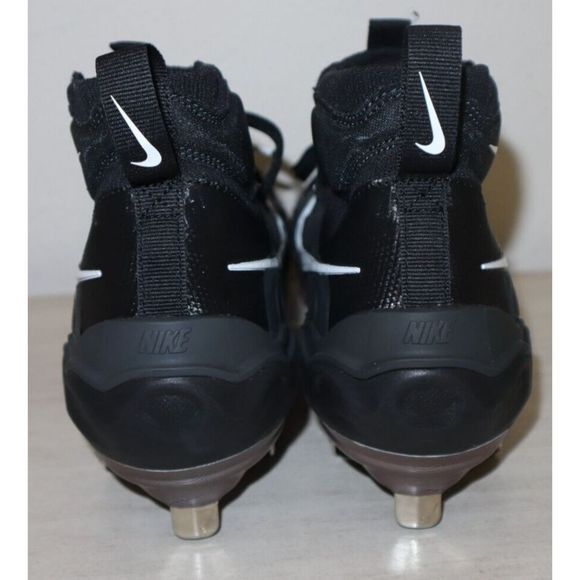 Nike DJ6517-010 Men's Sz 7 Black/Gray Alpha Huarache NXT Metal Baseball Cleats - Picture 9 of 9